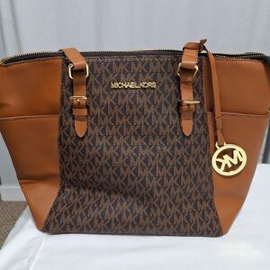 Michael Kors Brown and Tan Women's Bag